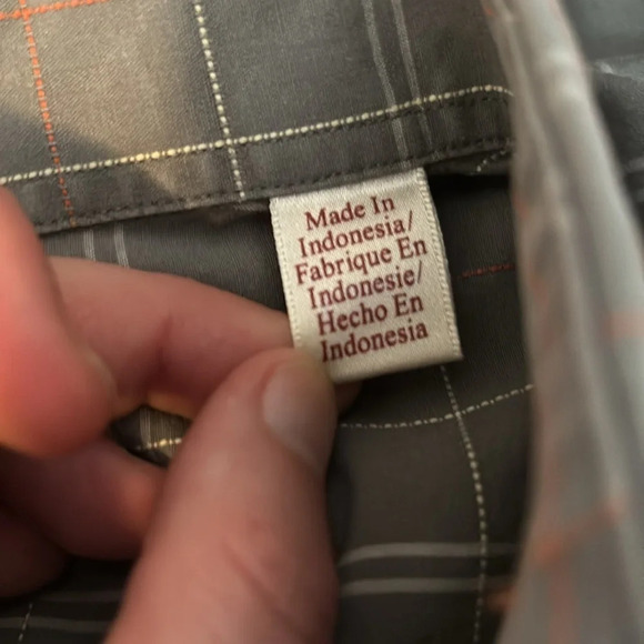 Original Penguin men’s gray long sleeve button down shirt size small - Picture 8 of 9